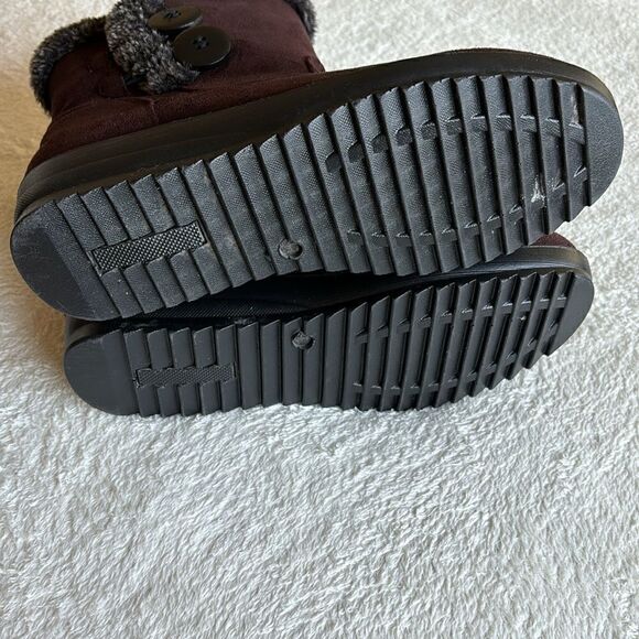 FLEXUS ISTRA Spring Step Boots Brown waterproof micro-suede faux fur size 9.5‎ - Picture 7 of 10